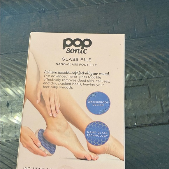 Pink Marble Glass File - Picture 2 of 3